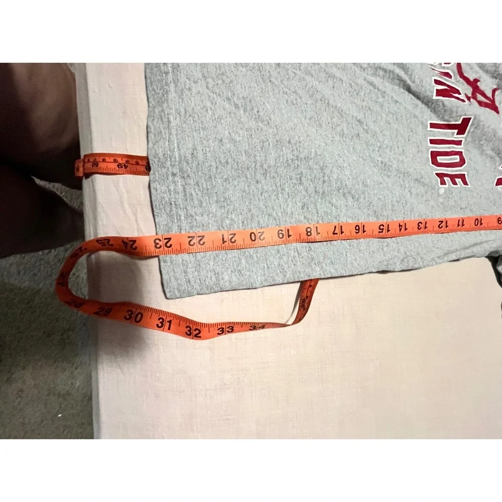 Alabama Crimson Tide Youth Large 14/16 T-Shirt Heather Gray‎ Genuine Stuff NCAA